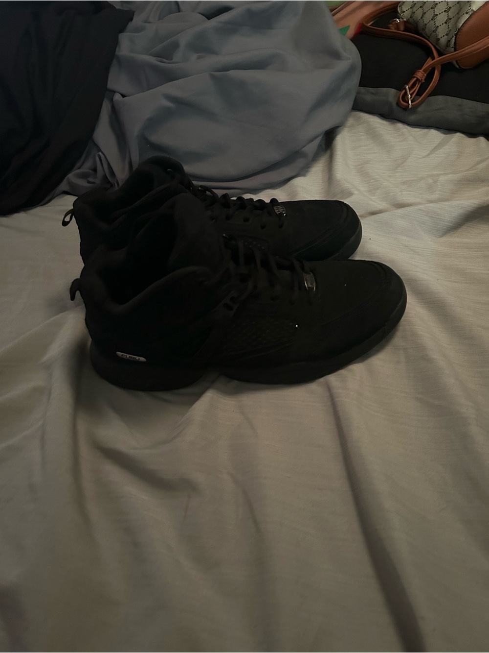 FUBU Black High-Top Athletic Sneakers